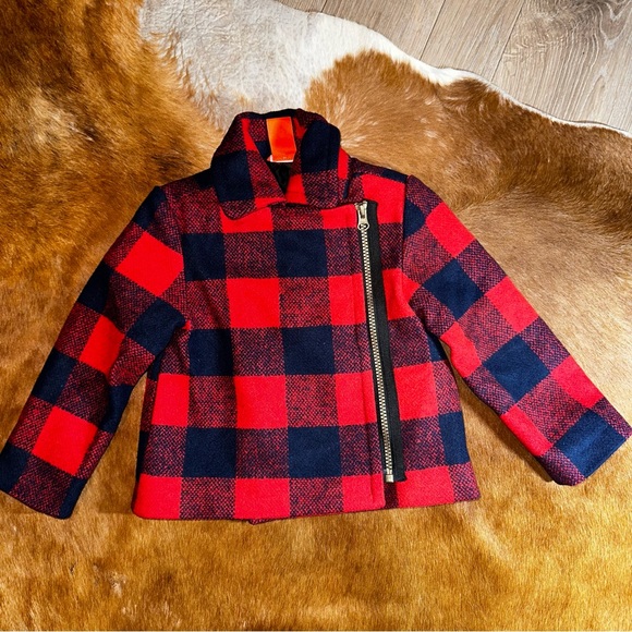 Toddler plaid pea coat - Picture 7 of 7